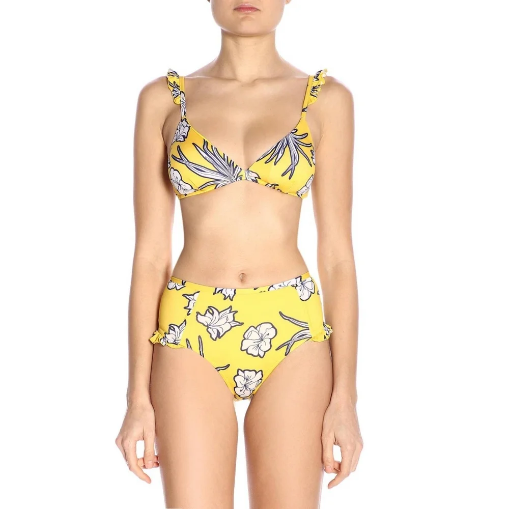 Pinko Elise Bralette Floral Bikini Top NWT